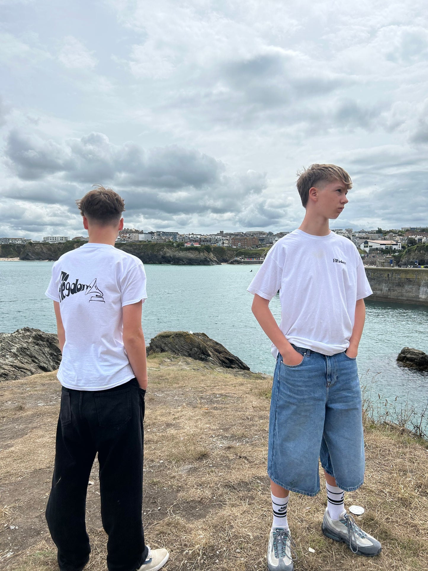 Freedom gramophone white t-shirt